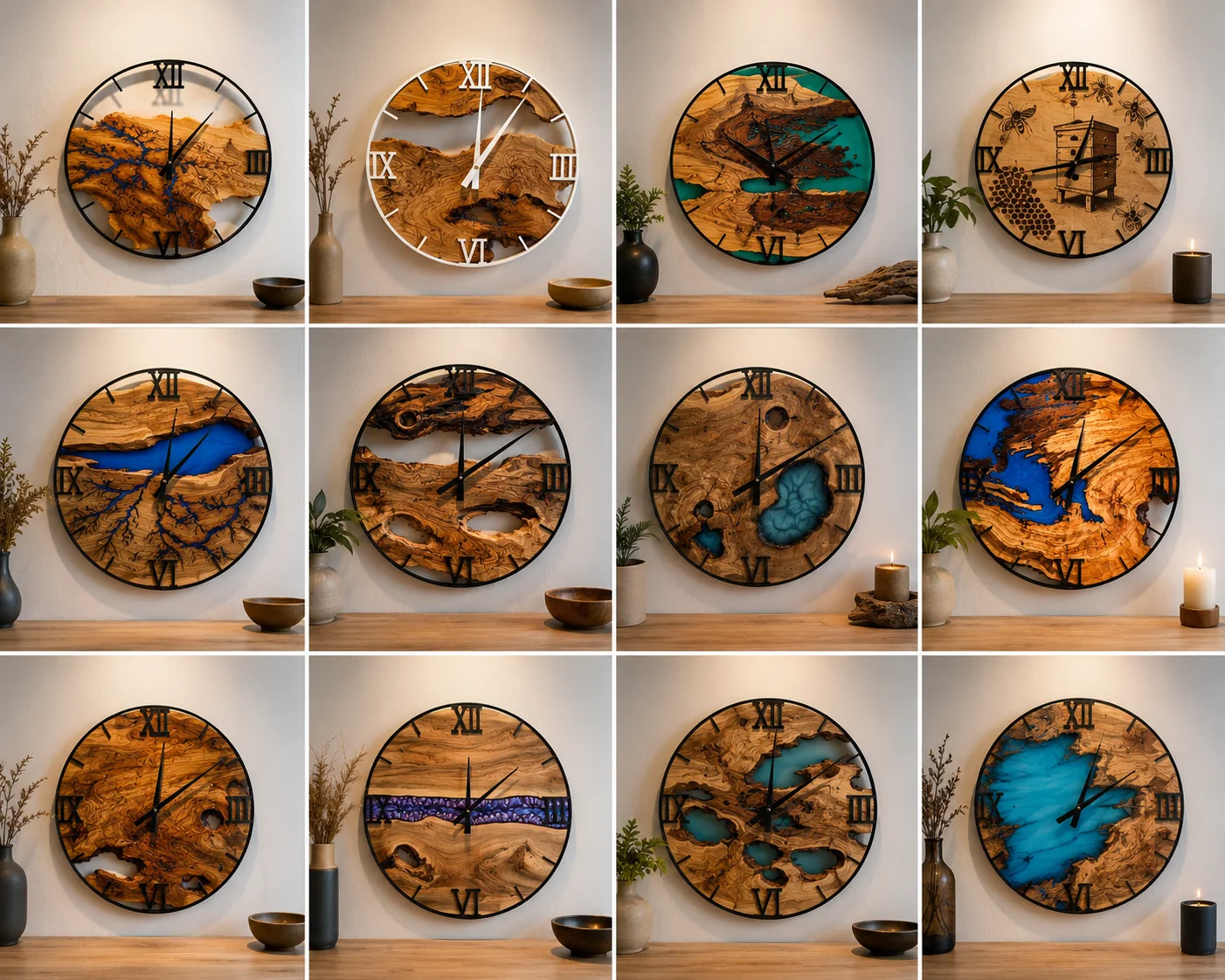 Clocks — 12